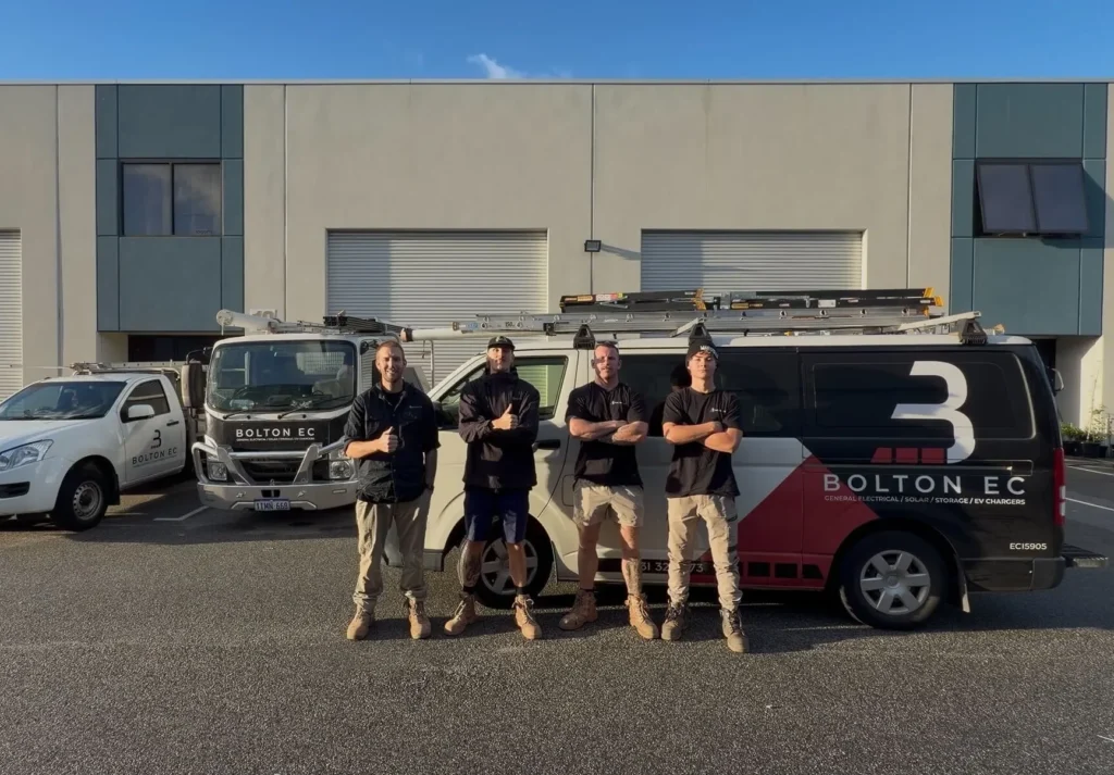 Bolton Electrical team photo - qualified solar and electrical installers