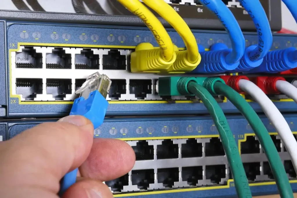 Cat5 data cable installation services for home or business networking