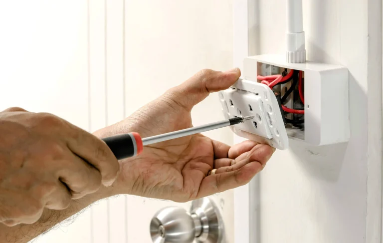 Electrical outlet and switch installation in residential property